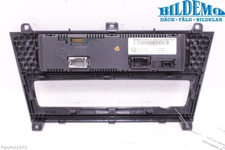 BMW X3 F25 10-17 Varme Ac Betjening-Display