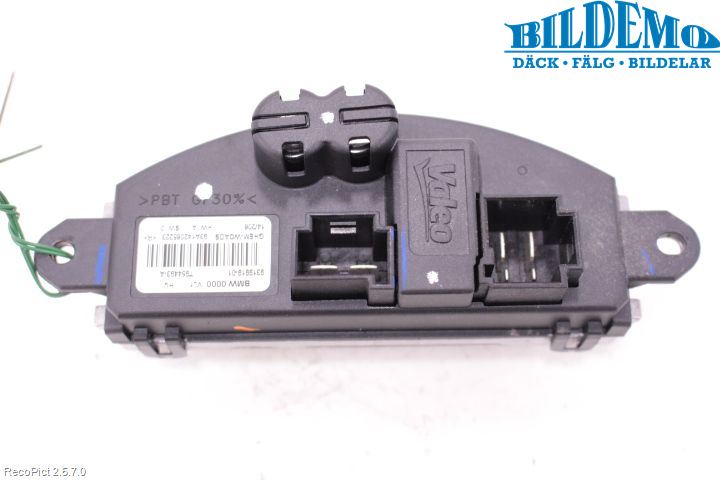 BMW 3 F30/F31/F80 12-19 Varmeapparat Viftemotstand