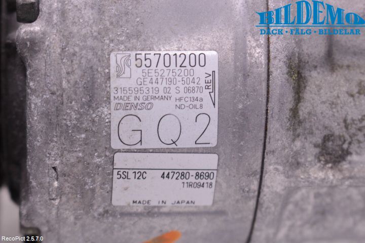 Opel CORSA E 15-19 Varme Ac Kompressor
