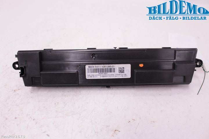 BMW 3 F30/F31/F80 12-19 Varme Ac Betjening-Display