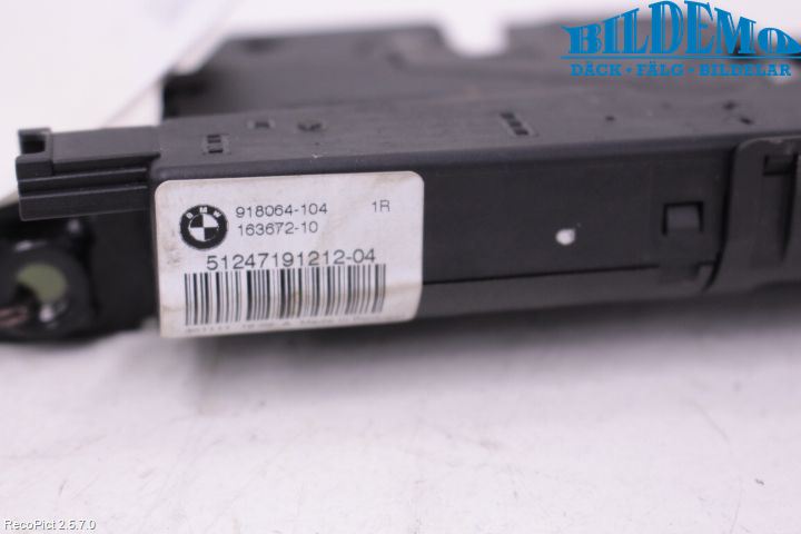 BMW 3 F30/F31/F80 12-19 Bakluke-Lokk Låsekasse