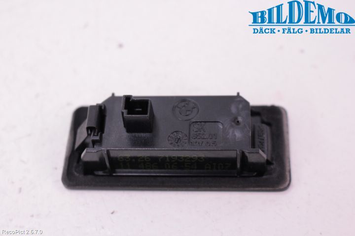 BMW 3 F30/F31/F80 12-19 Skilt Belysning