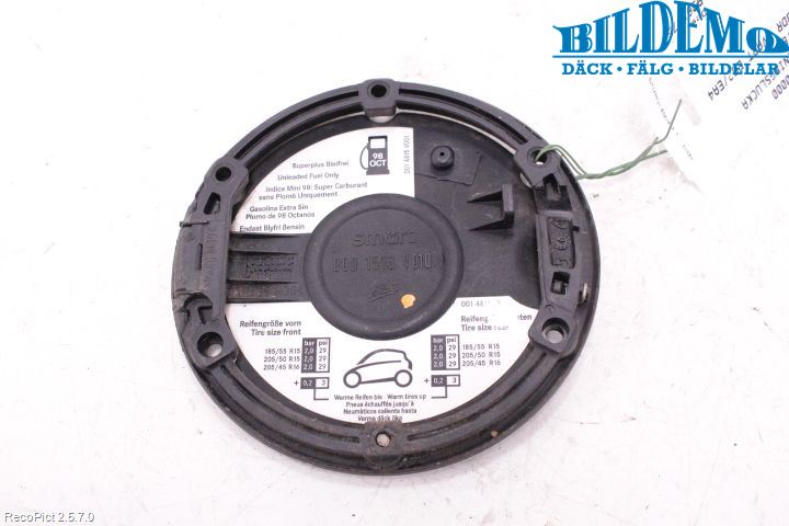 Smart ROADSTER Drivstoff Tankluke