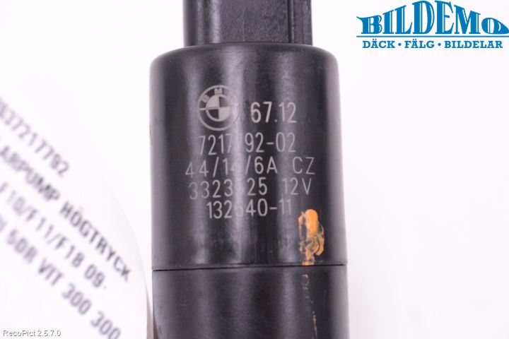 BMW 5 F10/F11/F18 09-17 Spylerpumpe Høytrykk