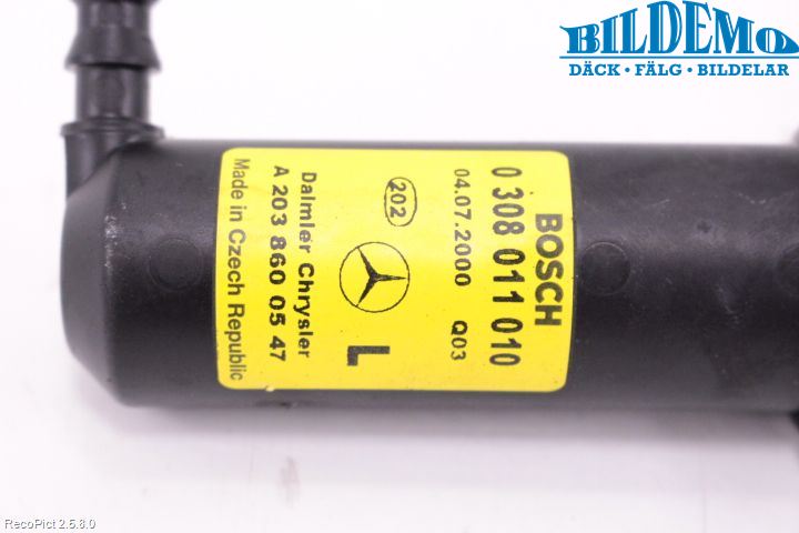 Mercedes-Benz MB C (203) 00-07 Spylerdyse Frontlykter