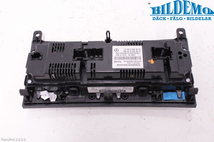 Mercedes-Benz MB E-KLASS (W212) 09-16 Varme Ac Betjening-Display