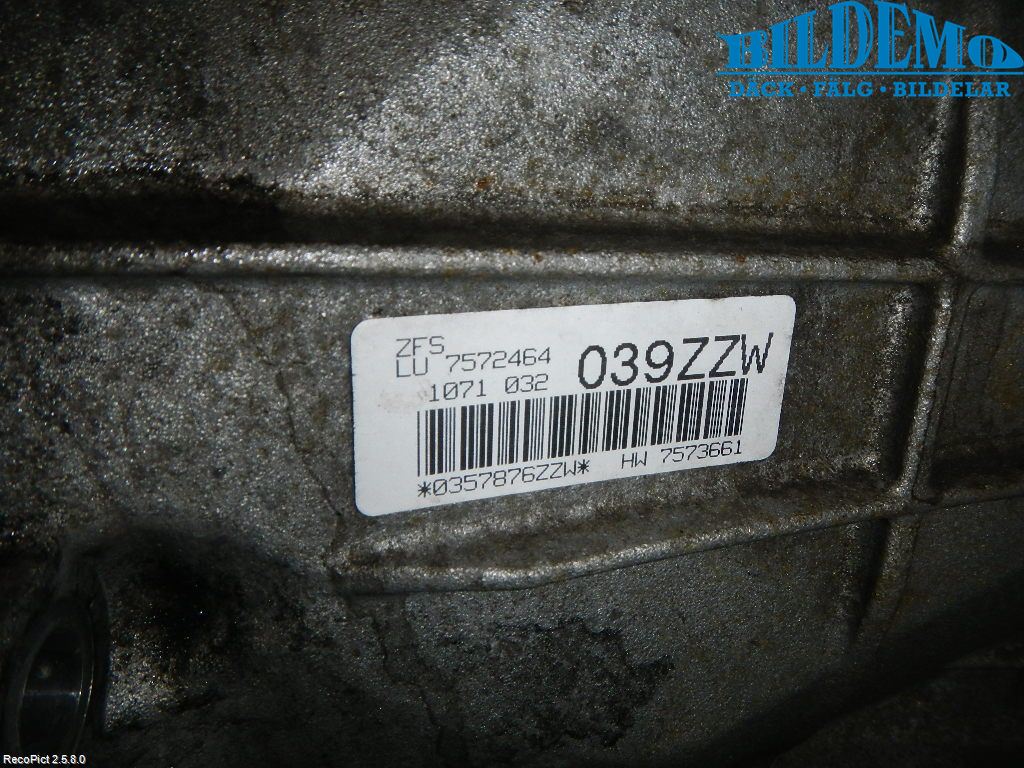BMW 3 E90/91 SED/TOU 05-12 Gearkasse Automat