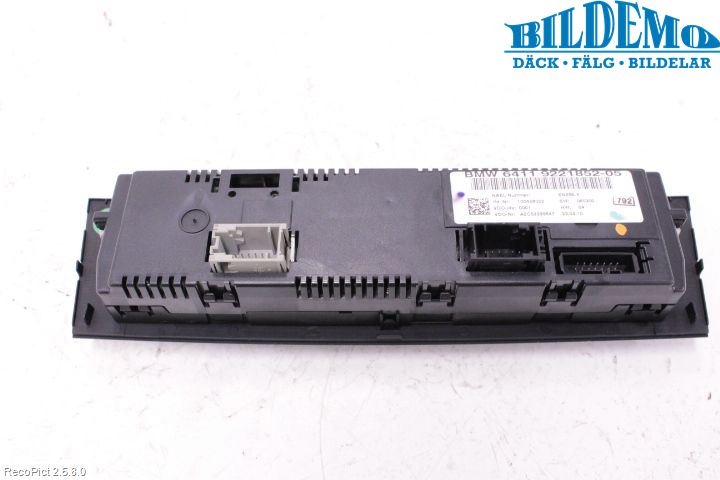 BMW X1 E84 10-15 Varme Ac Betjening-Display