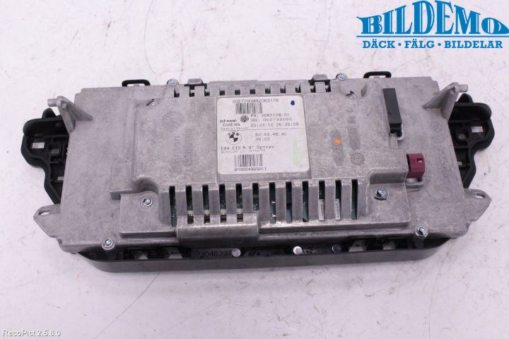 BMW X1 E84 10-15 Instr Skjerm Dvd-Gps-Ac-Tlf