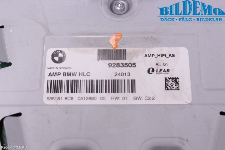 BMW 1 F20/F21 11-19 Stereo Forsterker