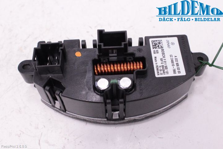 Mercedes-Benz MB CLA-KLASS (C117/X117) 13-19 Varmeapparat Viftemotstand
