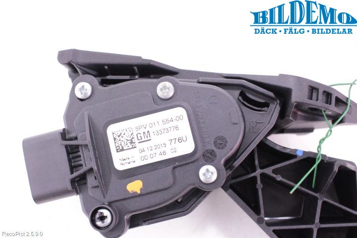 Opel ASTRA K 16-22 Pedal Gas-Brems-Clutch