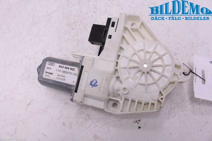 Audi A4/S4 08-11 Vindusheismotor