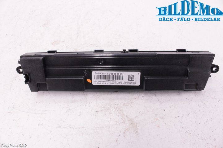 BMW 3 F30/F31/F80 12-19 Varme Ac Betjening-Display