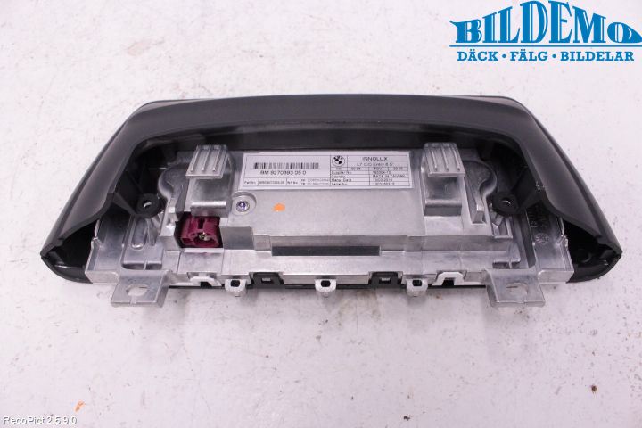 BMW 3 F30/F31/F80 12-19 Instr Skjerm Dvd-Gps-Ac-Tlf