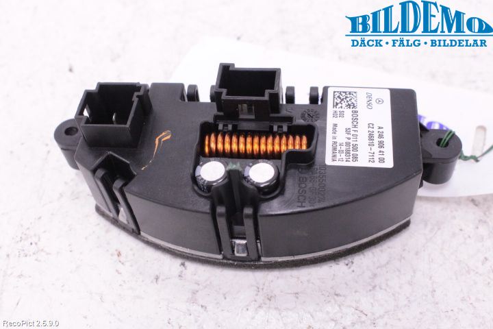 Mercedes-Benz MB B-KLASS (W246/W242) 12-19 Varmeapparat Viftemotstand
