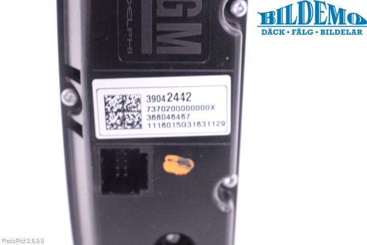 Opel ASTRA K 16-22 Varme Ac Betjening-Display