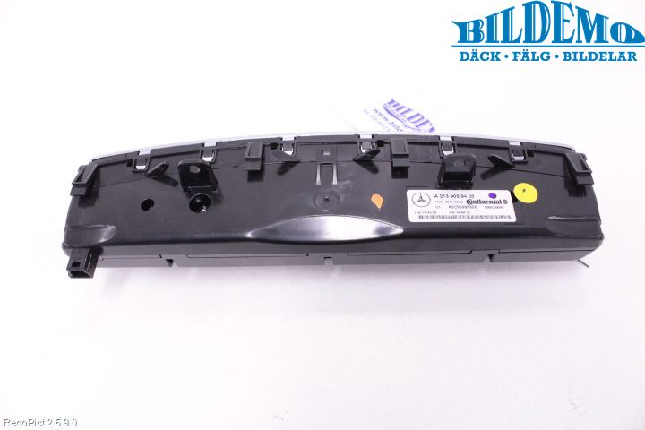 Mercedes-Benz MB E-KLASS (W213) 16-23 Varme Ac Betjening-Display