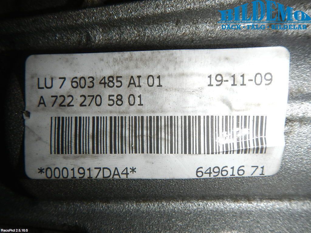 BMW X6 E71/E72   08-14 Gearkasse Automat