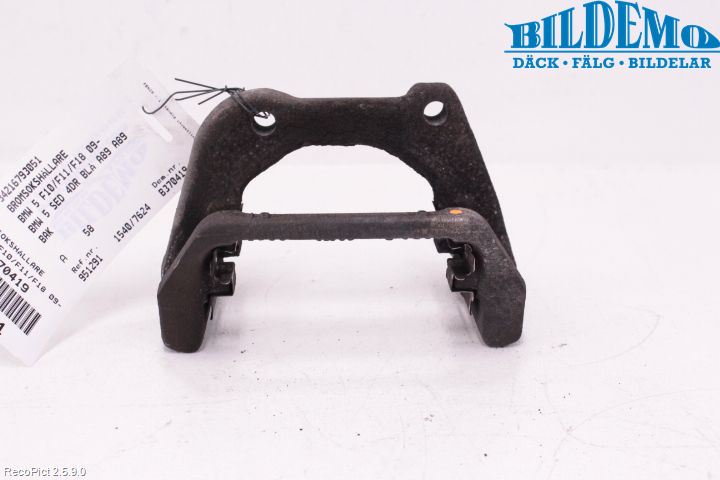 BMW 5 F10/F11/F18 09-17 Bremsecaliper Feste Holder