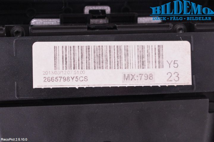 Volvo V40 12-19 Varme Ac Betjening-Display