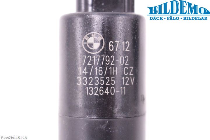 BMW 5 F10/F11/F18 09-17 Spylerpumpe Høytrykk
