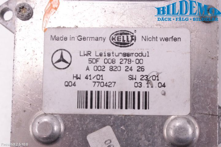 Mercedes-Benz MB E-KLASS (W211) 02-09 Styreenhet Xenon