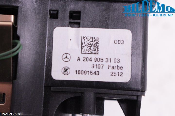 Mercedes-Benz MB C-KLASS (W204) 07-15 Bryter Hovedlys