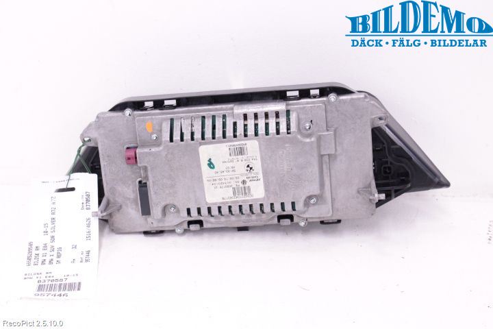 BMW X1 E84 10-15 Instr Skjerm Dvd-Gps-Ac-Tlf
