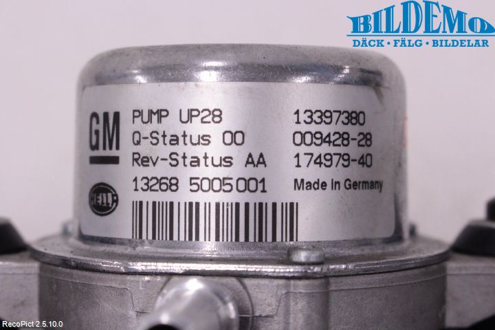 Opel MERIVA B 10-17 Vacuumpumpe