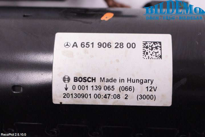 Mercedes-Benz MB GLK-KLASS (X204) 08-16 Startmotor Diesel