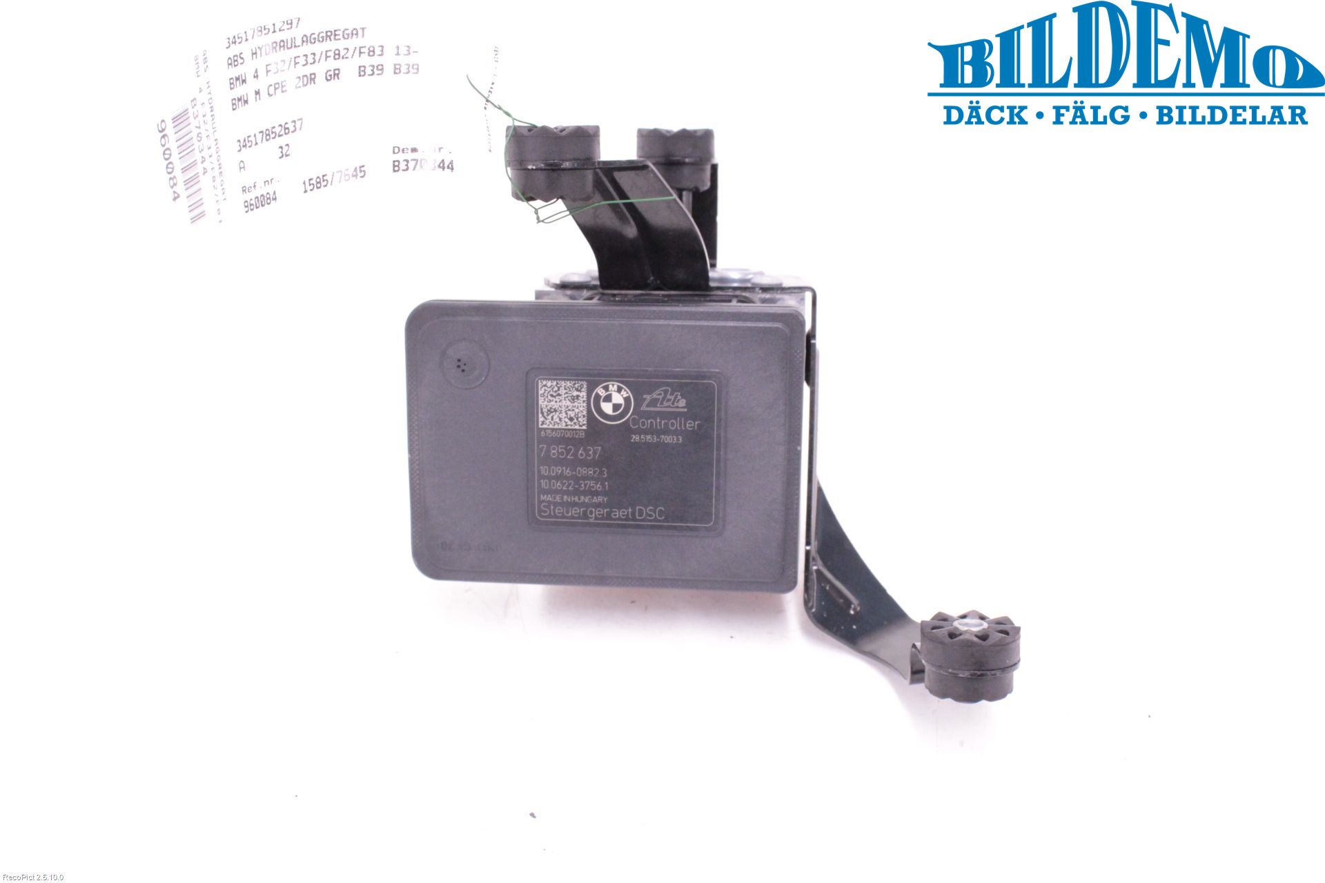 BMW 4 F32/F33/F82/F83 13-20 Abs Hydraulikkaggregat