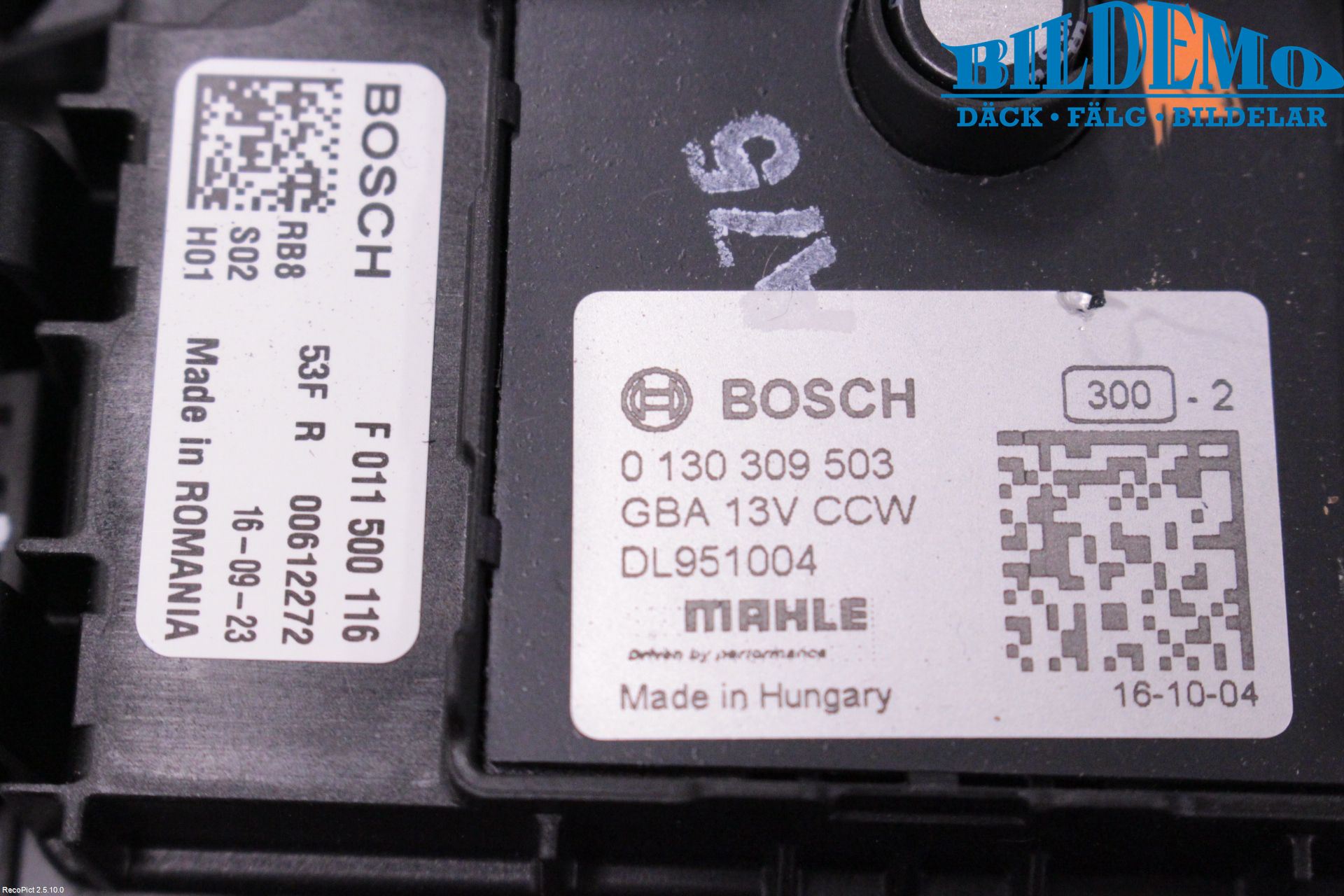 Opel ASTRA K 16-22 Varmeapparat Viftemotor
