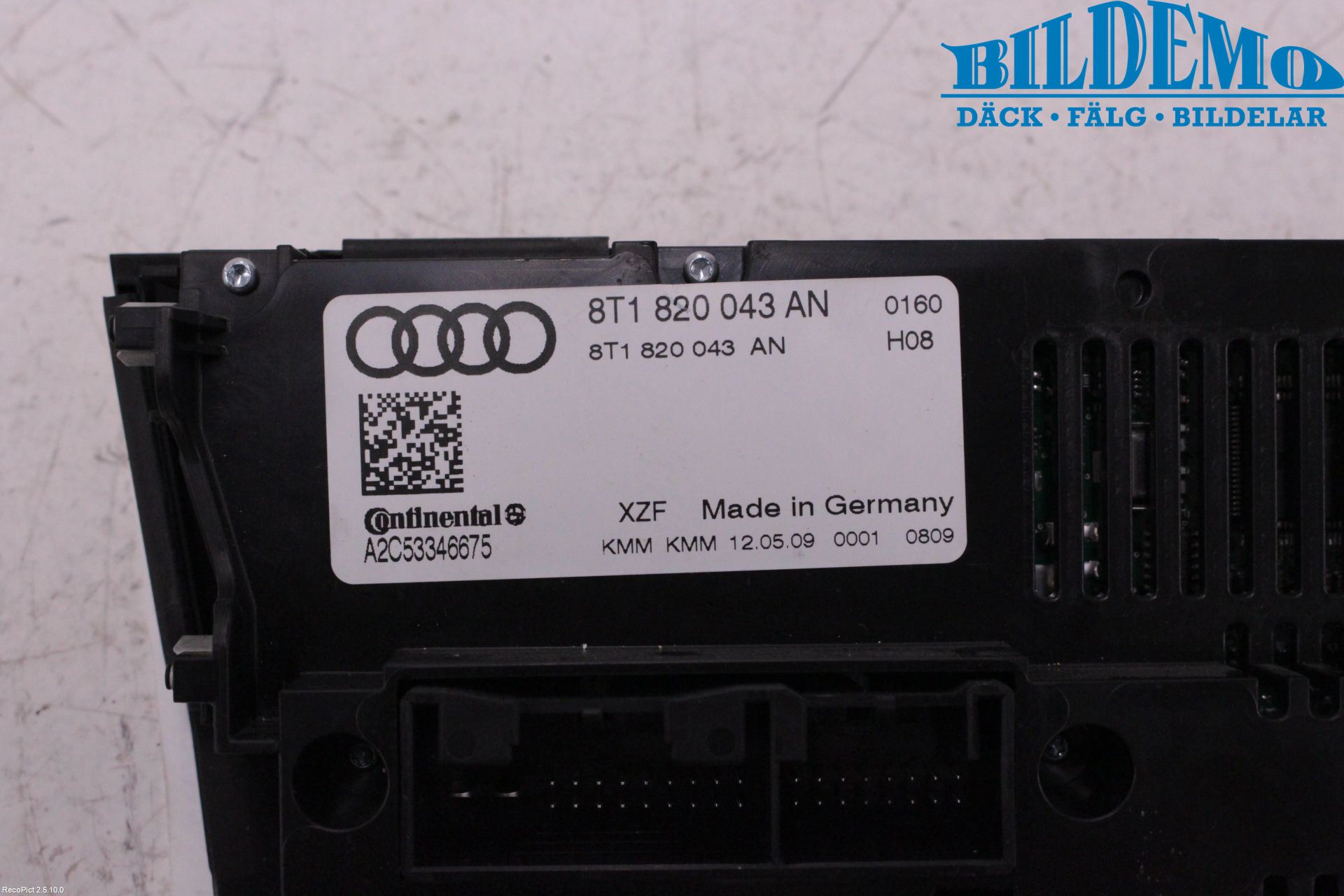 Audi A4/S4 08-11 Varme Ac Betjening-Display
