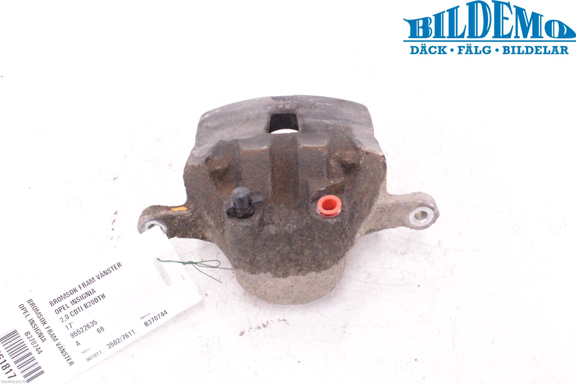 Opel INSIGNIA 09-16 Bremsecaliper Foran Venstre