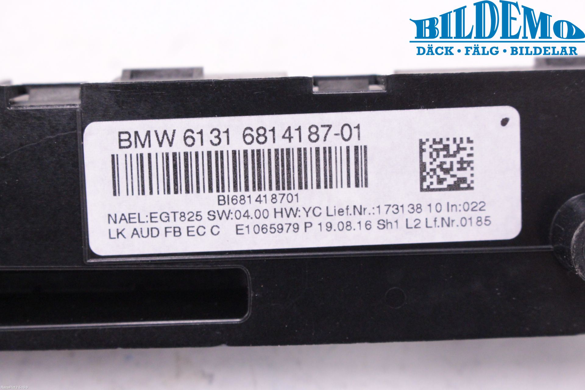 BMW 1 F20/F21 11-19 Stereo Radio Med Cd
