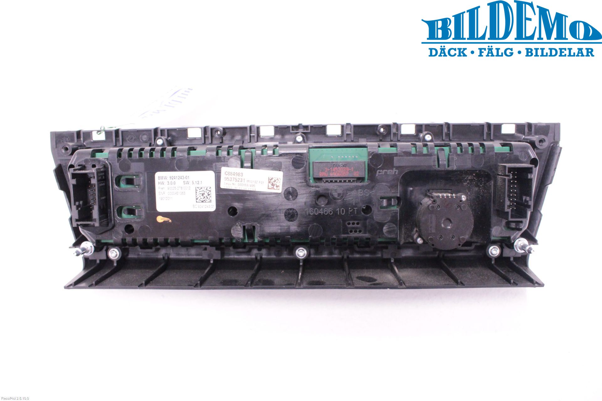BMW 5 F10/F11/F18 09-17 Varme Ac Betjening-Display