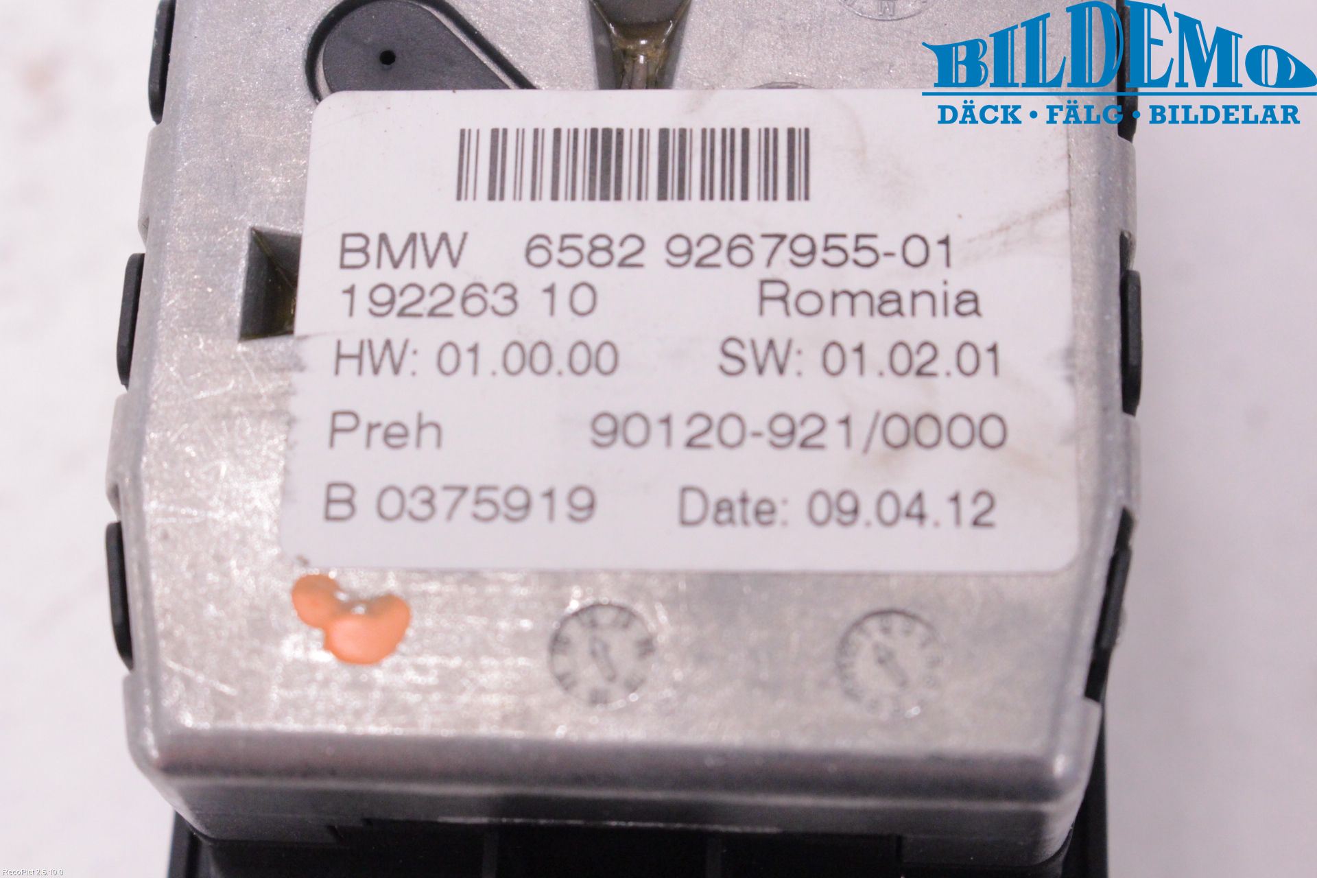 BMW 3 F30/F31/F80 12-19 Bryter Multifunksjon