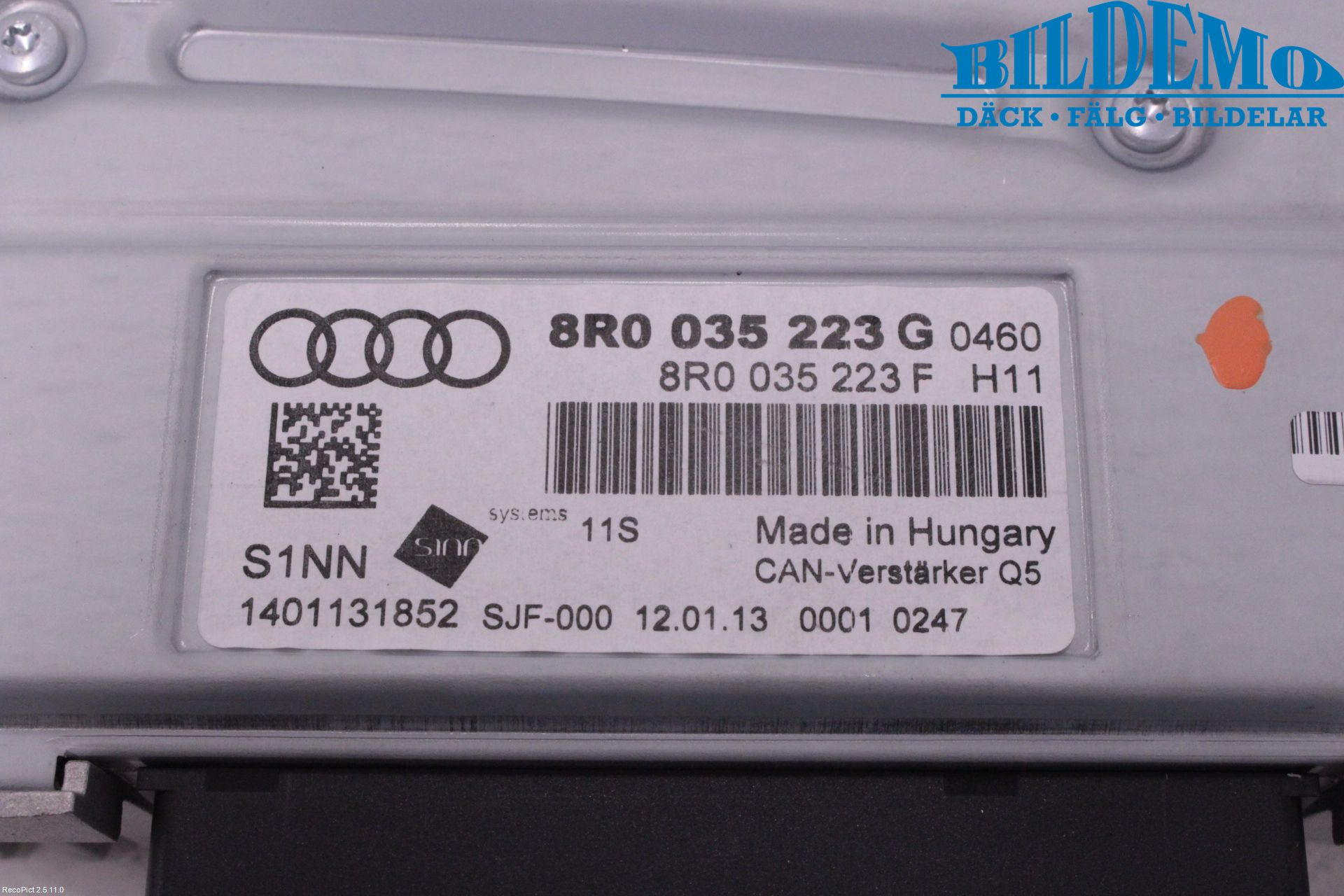 Audi A4 12-15 Stereo Forsterker
