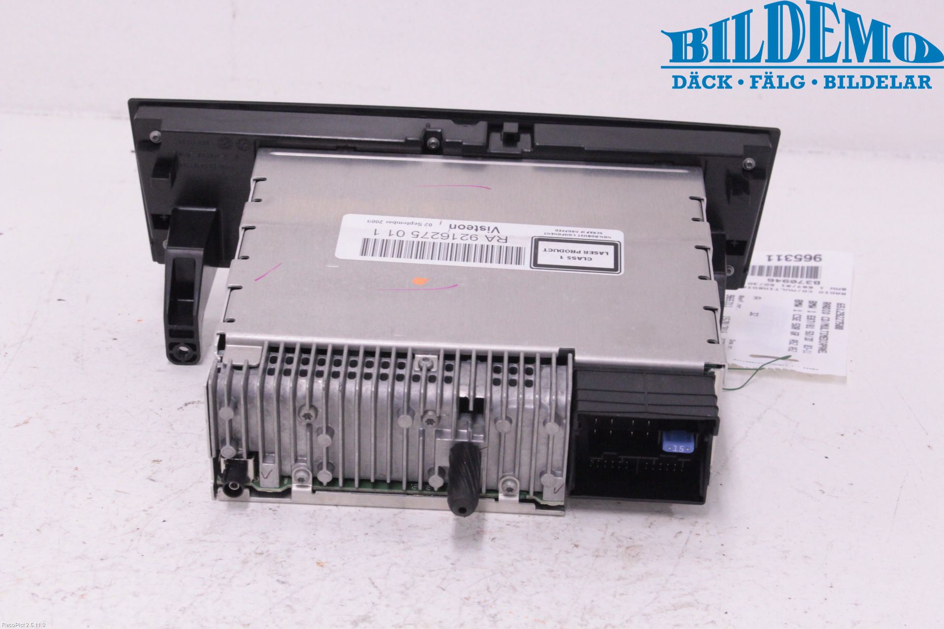 BMW 1 E87/81 5D/3D 03-11 Stereo Radio Med Cd