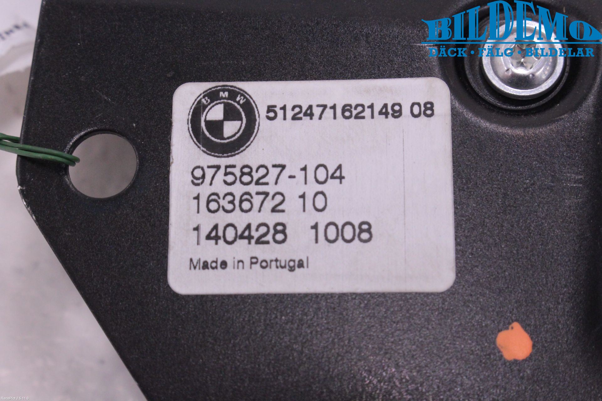 BMW X5 F15 13-18 Bakluke Handtak Indre