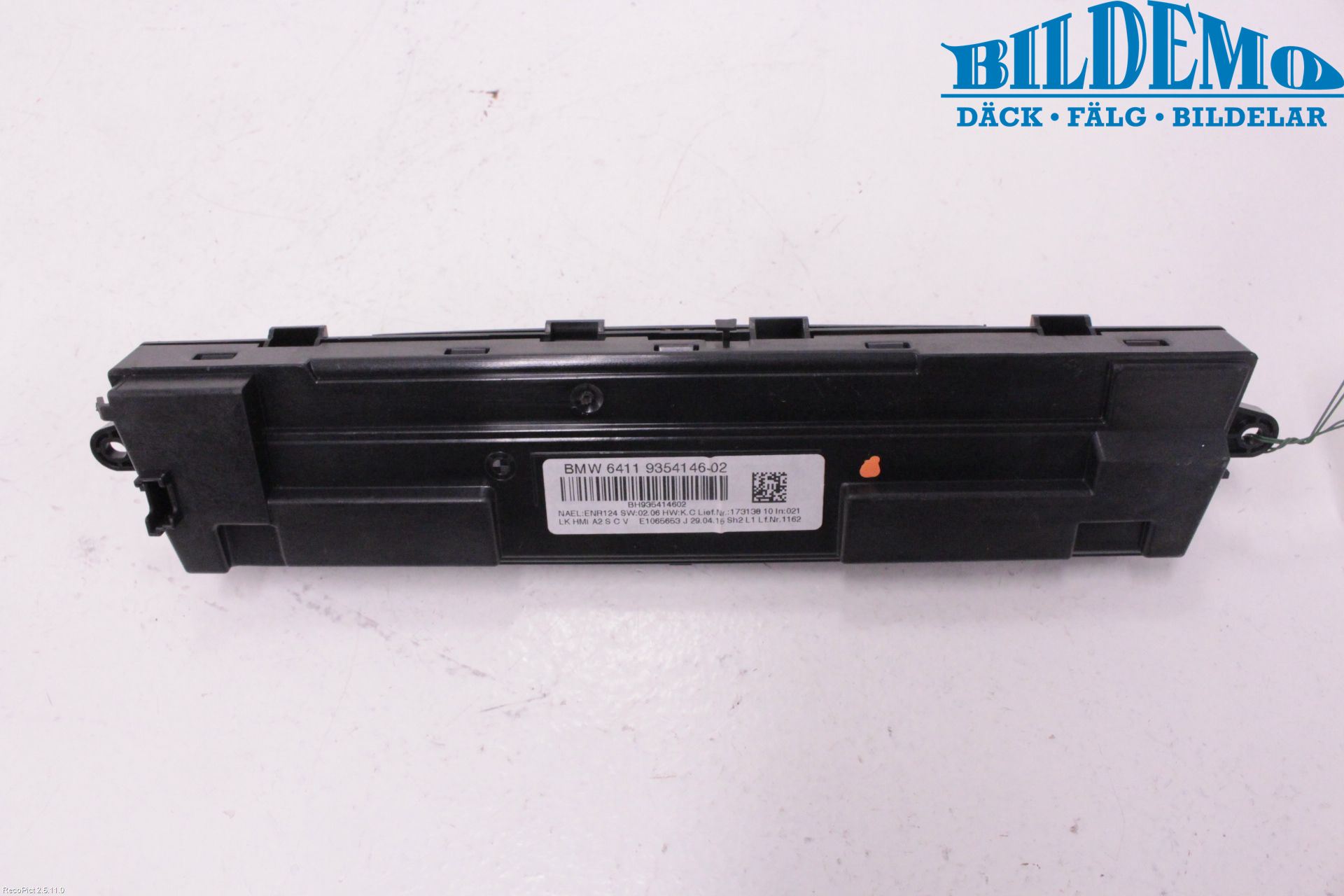 BMW 3 F30/F31/F80 12-19 Varme Ac Betjening-Display