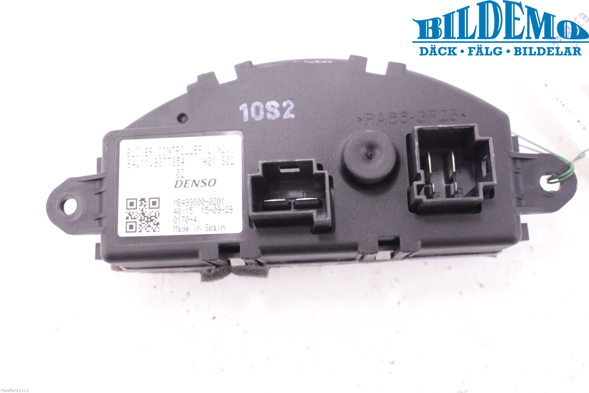 BMW i3 I01 13-22 Varmeapparat Viftemotstand