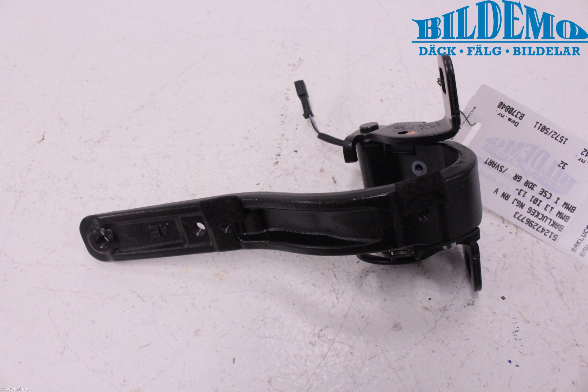 BMW i3 I01 13-22 Bakluke Hengsel Venstre