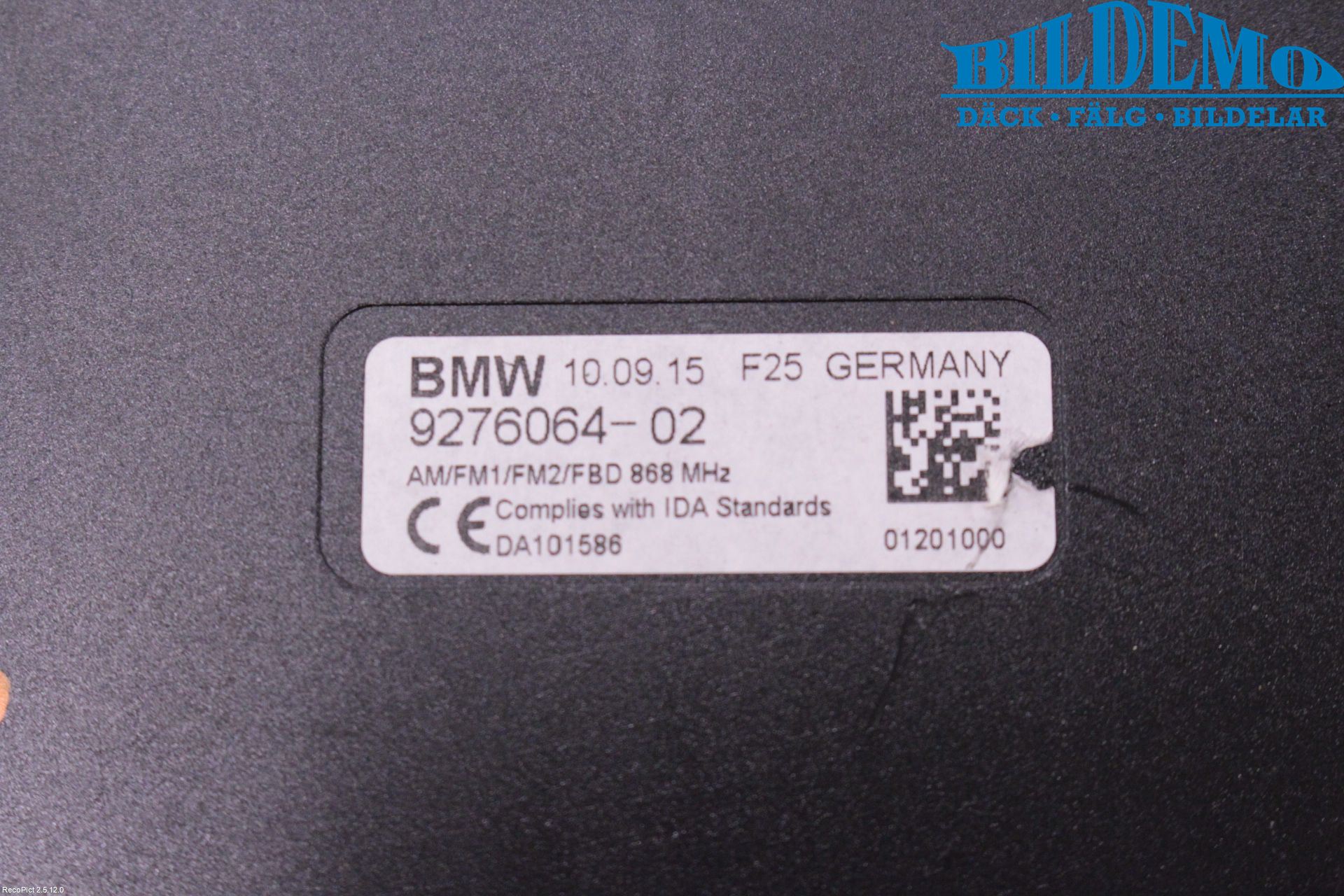 BMW X3 F25 10-17 Stereo Antenneforsterker