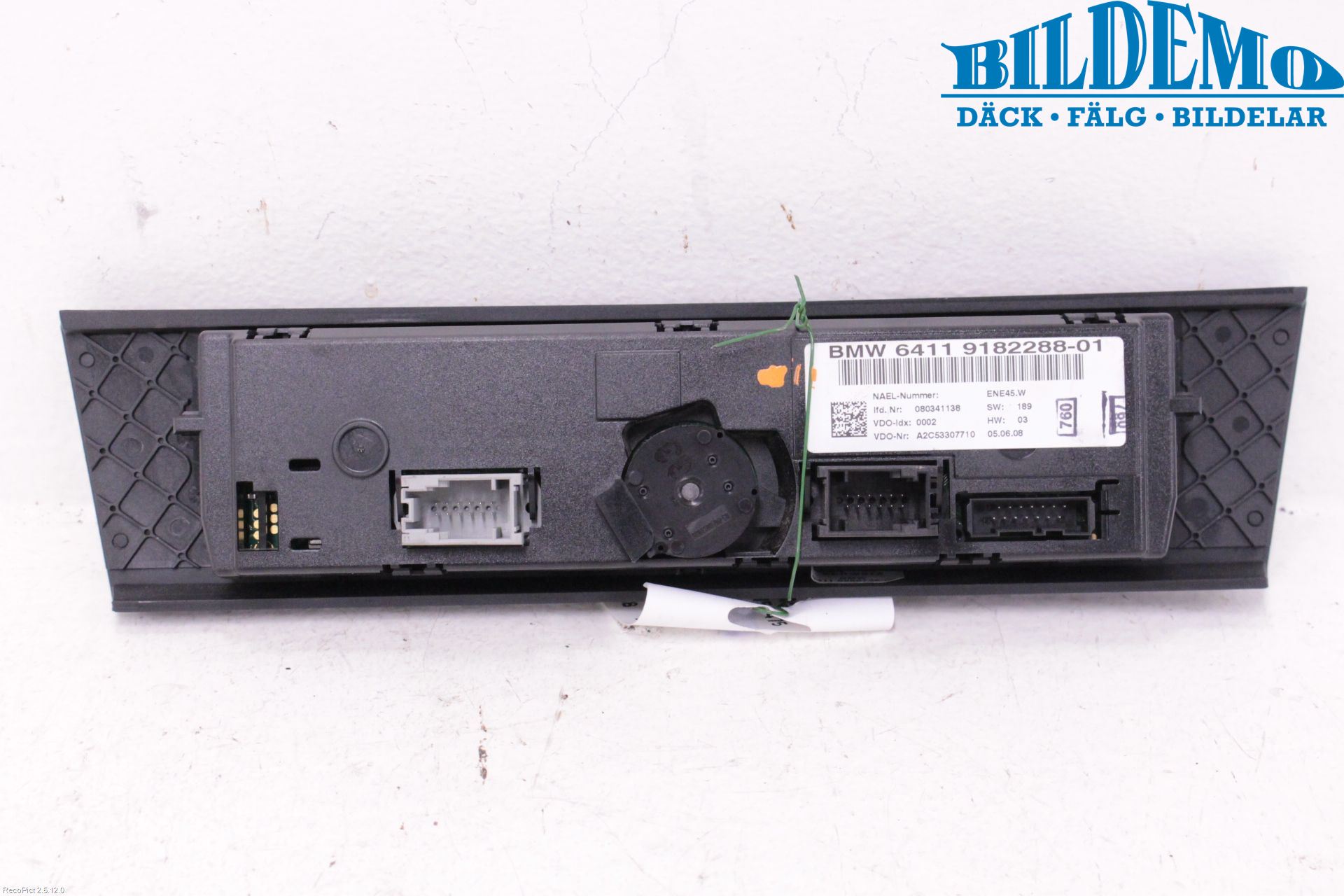 BMW 3 E92/93 Coupé/Cab 05-14 Varme Ac Betjening-Display