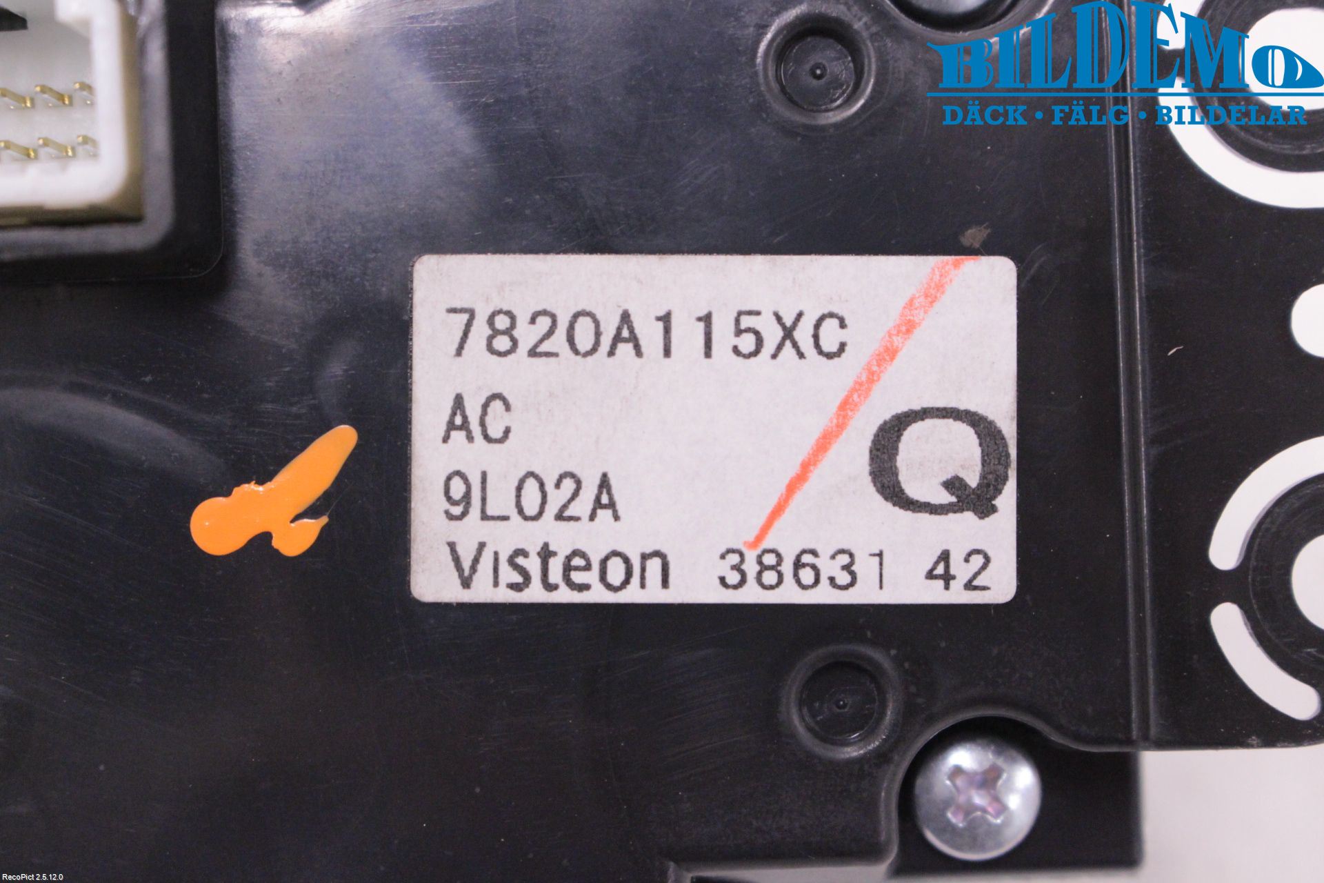 Mitsubishi LANCER 07-14 Varme Ac Betjening-Display