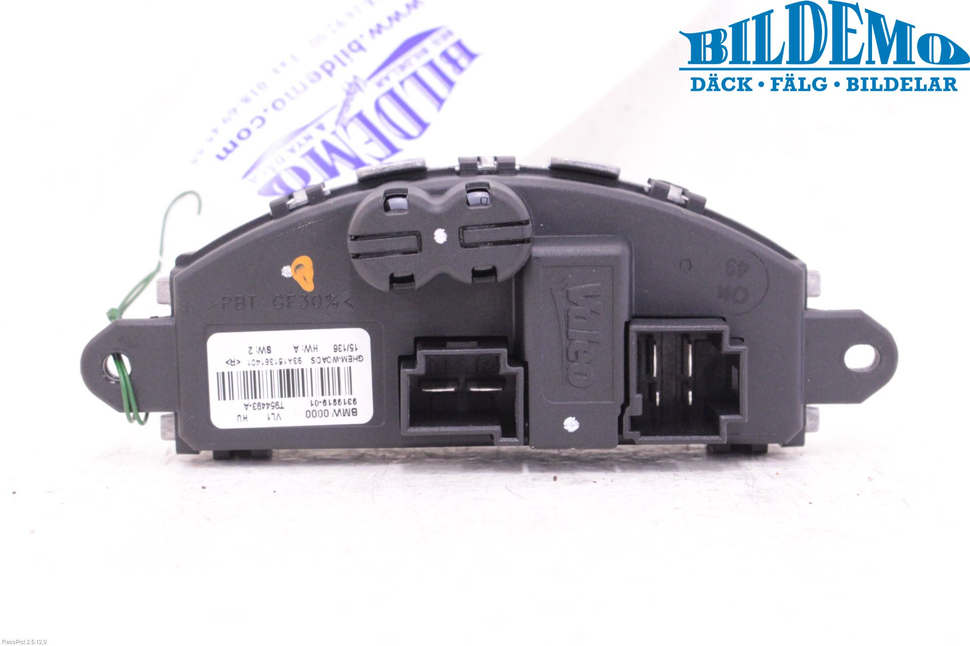 BMW 1 F20/F21 11-19 Varmeapparat Viftemotstand