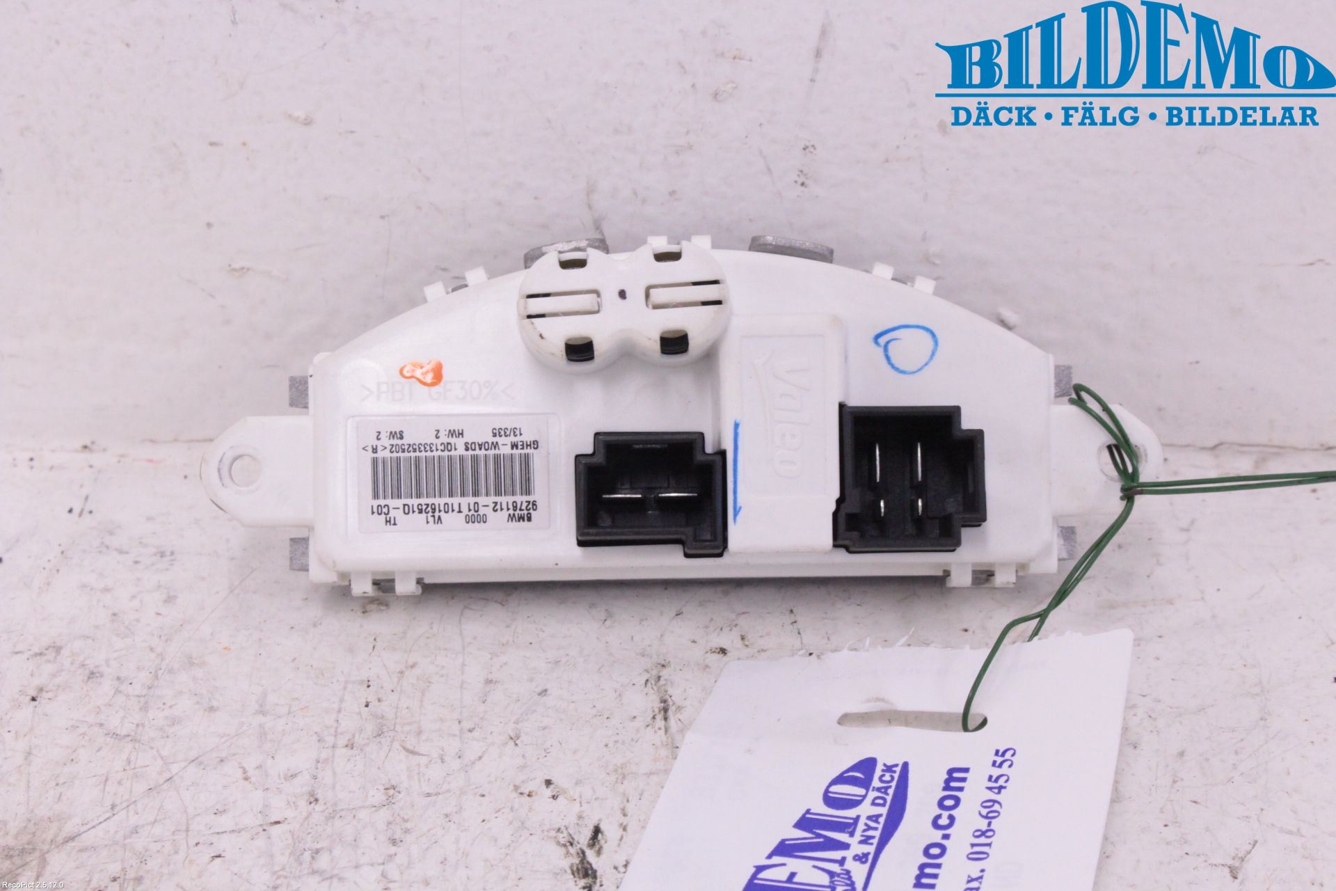 BMW 3 GT F34 13-19 Varmeapparat Viftemotstand