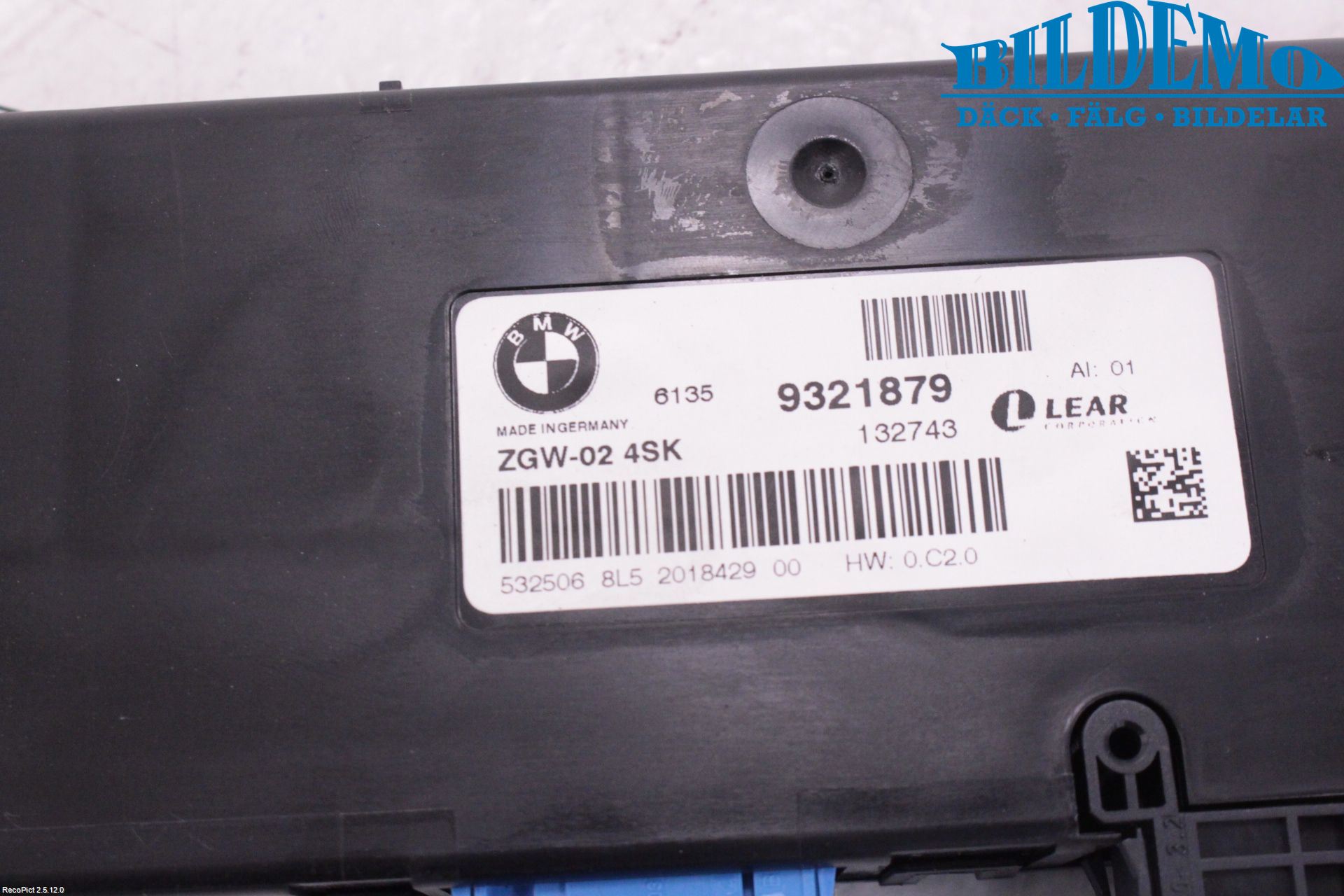 BMW 5 F10/F11/F18 09-17 Styreenhet Øvrig